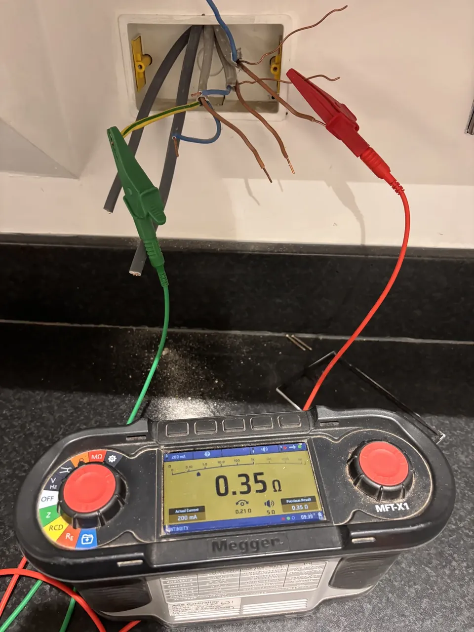 Electrical testing carried out during an EICR in Solihull