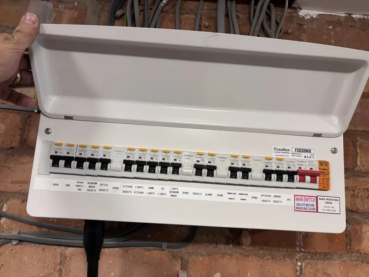 New consumer unit fitted and tested by DGC Electrical in Solihull
